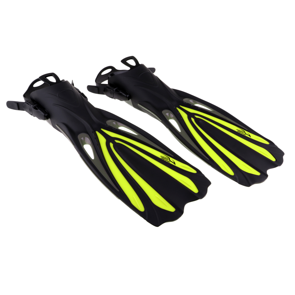 Snorkeling Fins Scuba Diving Fins Adjustable Adult Swim Speed Fins  for Sea Swimming Accessories