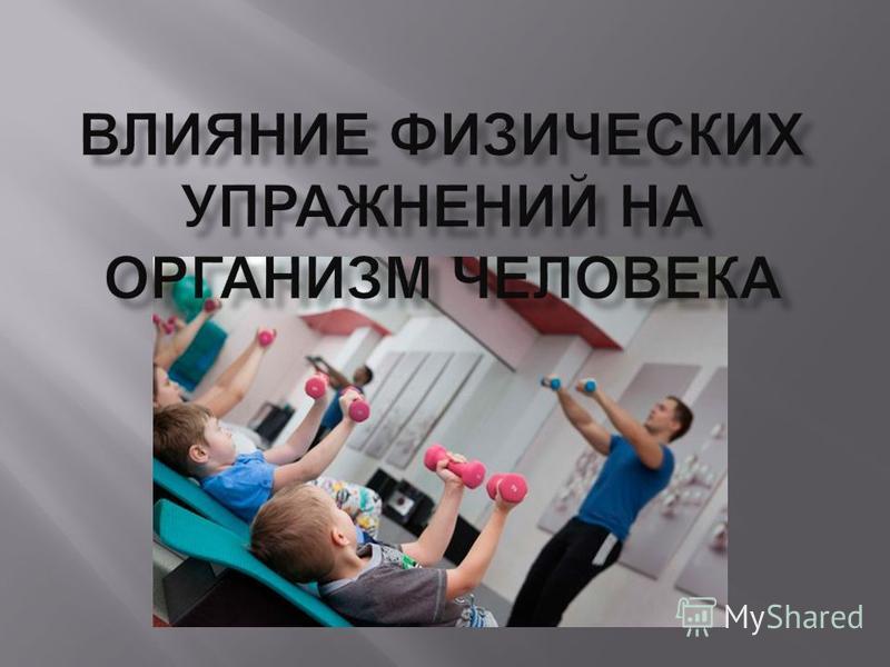 Влияние физических упражнений на организм