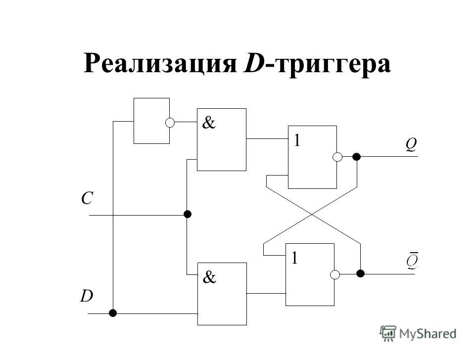 D триггер