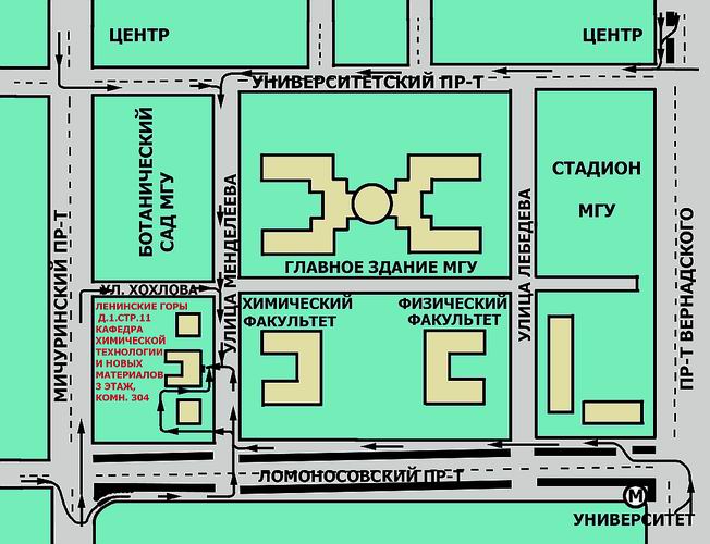 Схема шуваловского корпуса мгу