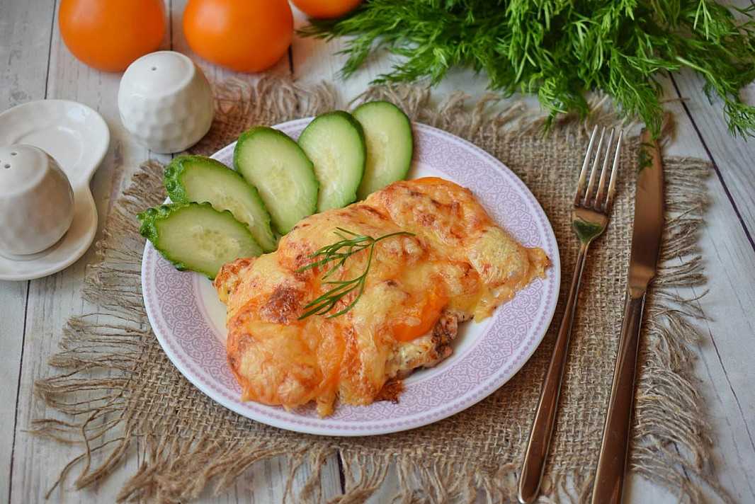 Рецепт куриное филе в духовке с сыром и помидорами фото рецепт