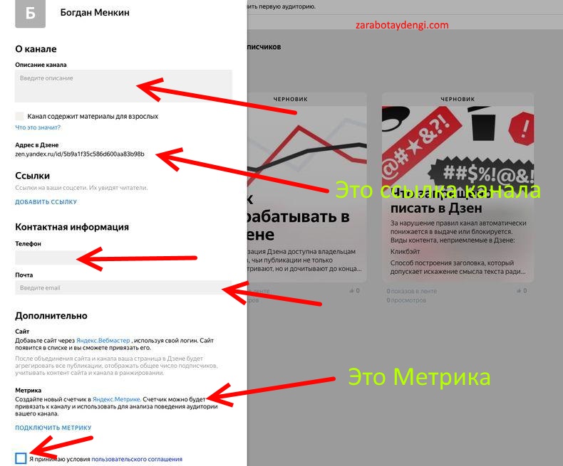 Как убрать канал из дзена. Канал Яндекс дзен. Ссылка на Яндекс дзен. Ссылка на дзен канал. Метрика Яндекс дзен.