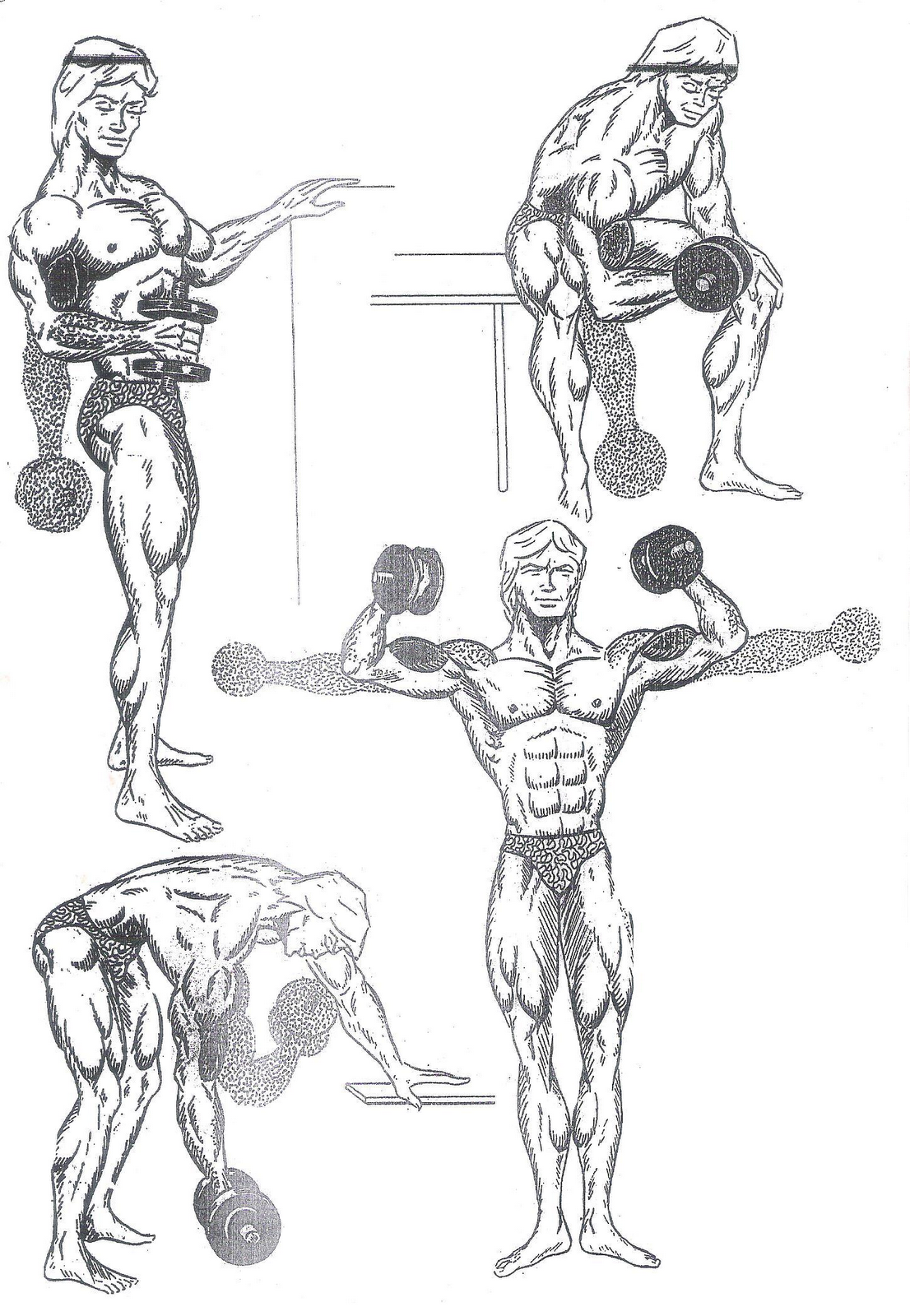 Упражнения на бицепс тр цепс гантели. Базовые упражнения на бицепс и трицепс для мужчин. Упражнения бицепс трицепс спина. Упражнения с гантелями на бицепс и трицепс для мужчин.