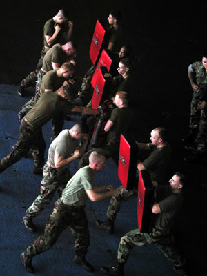 U.S. Marines from "Black Knights"  