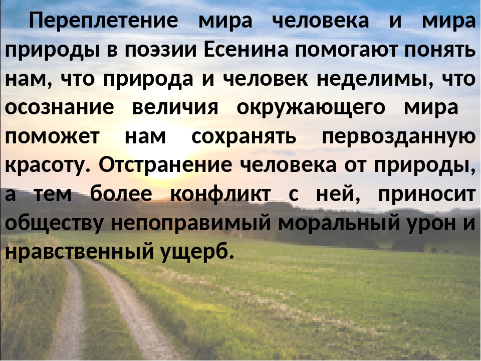 Изображение русской природы в литературе