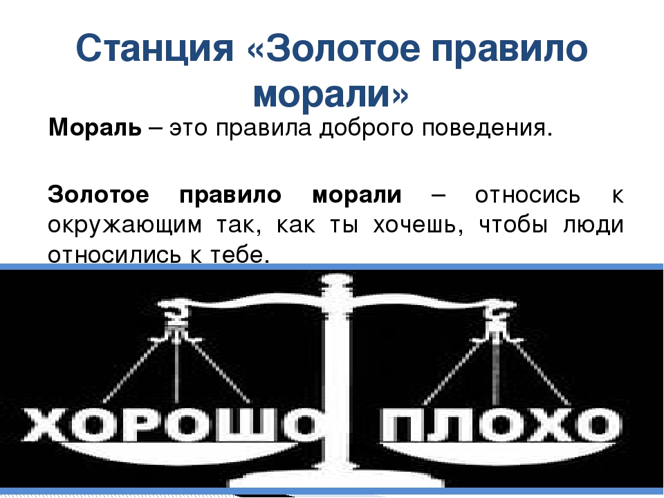 Рисунок на тему золотое правило морали 6 класс обществознание рисунок