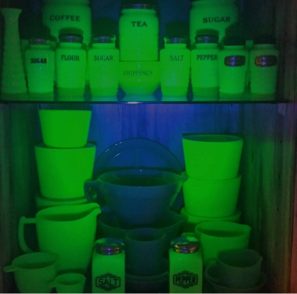 Glowing Vintage Jadeite