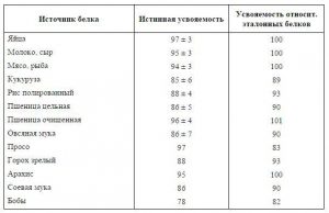 много белка в каких продуктах
