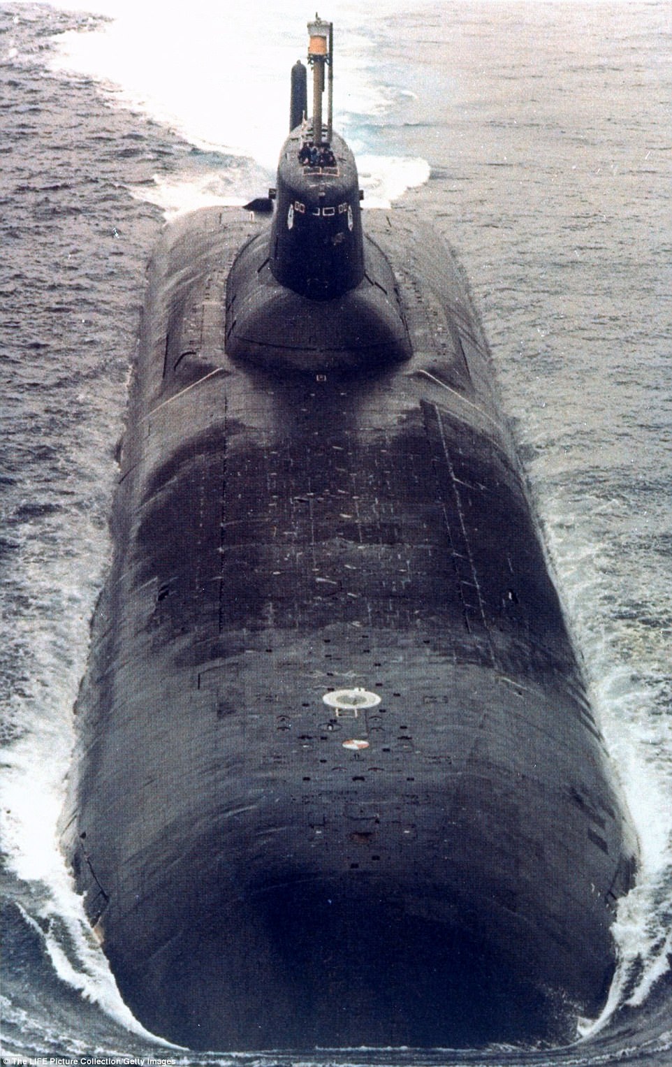Monstrous 574-foot nuclear sub is equipped with a tota