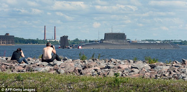 The 574-foot vessel serves as a chilling reminder to the rest of the world about Russia