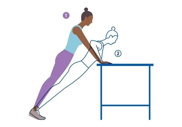 3. Counter Push Ups 