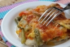 Куриный стейк под овощами и сыром