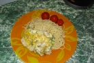 Курица с брокколи и цветной капустой