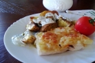 Куриная грудка с ананасами в духовке