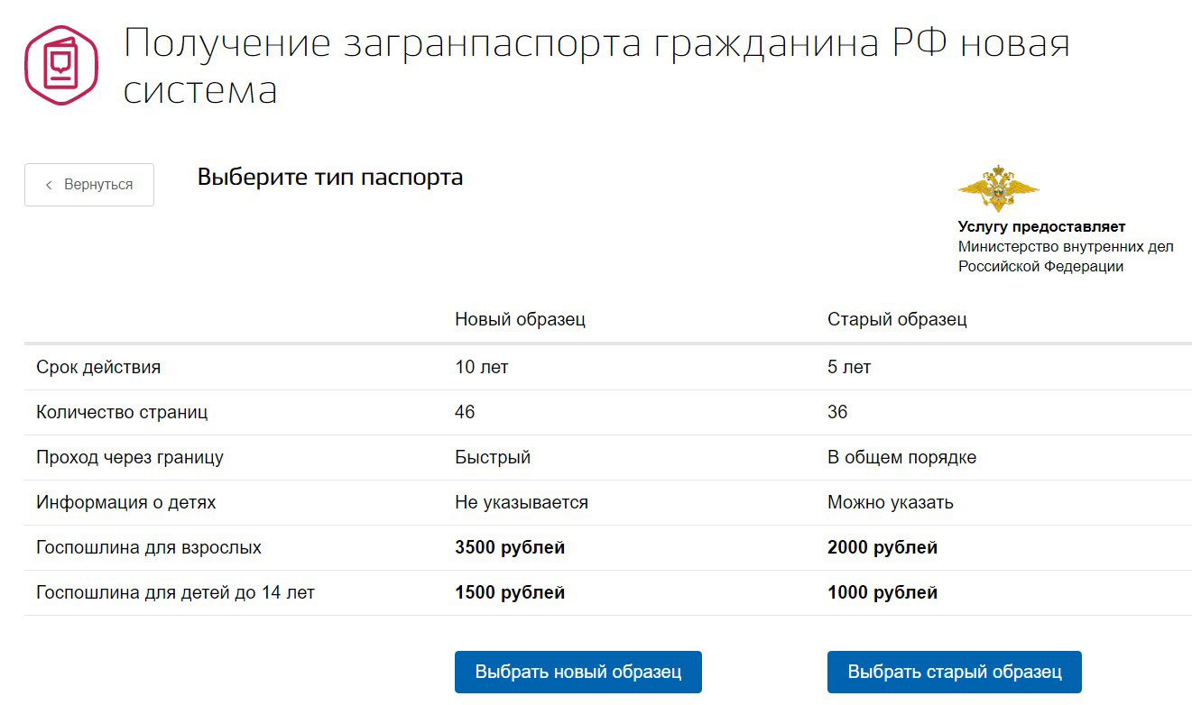 Госпошлина на загранпаспорт нового образца через госуслуги сколько стоит