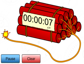 Онлайн таймеры и секундомеры. Таймер онлайн «Взрыв динамита»
