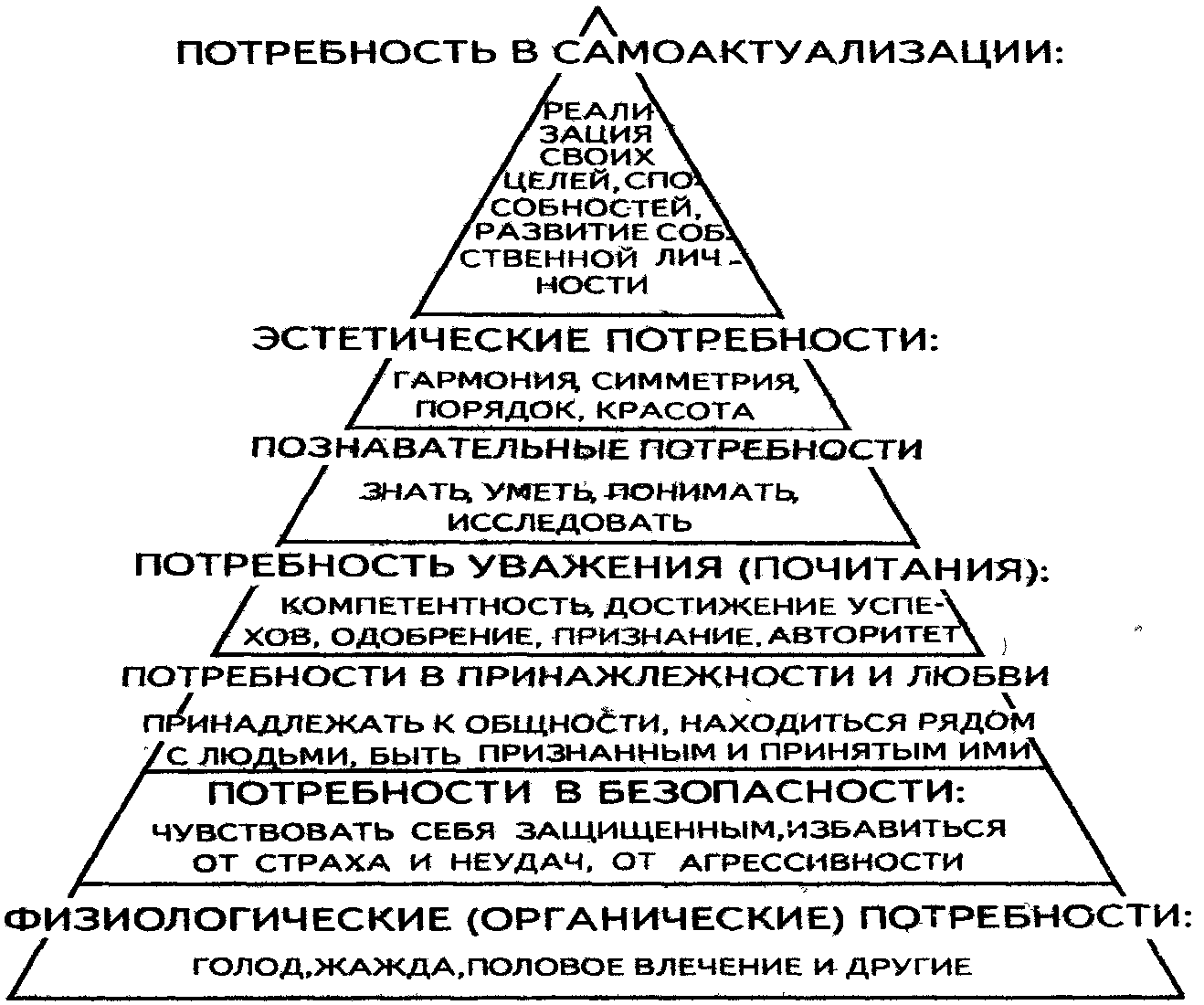 Базовые потребности схема терапия