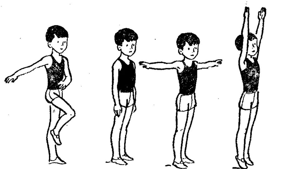 Картинки упражнений по физкультуре для детей
