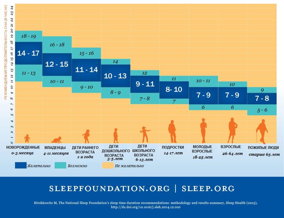 сколько нужно спать