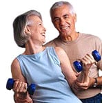 Older Couple Exercising